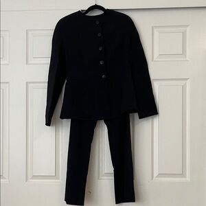 Giorgio Armani Borgo 21 Classic Black Jacket and Trouser Set